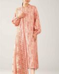 Peach Digital Printed Lawn 3 Piece Suit