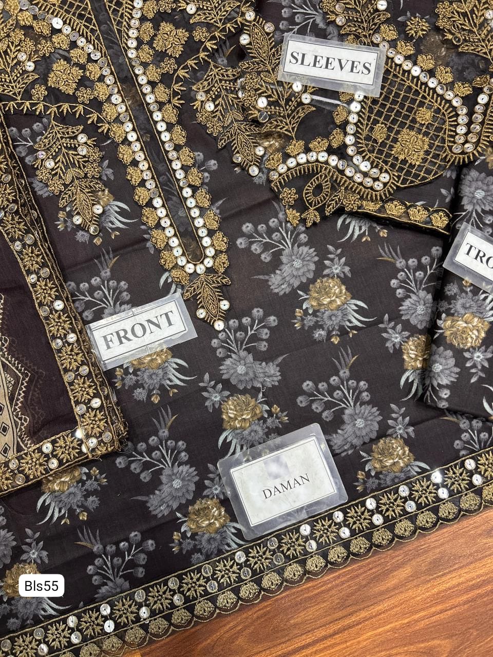 3 Piece Embroidered Digital Printed Lawn Suit