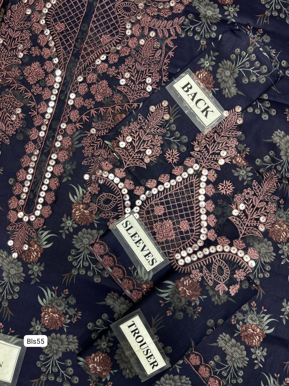 3 Piece Embroidered Digital Printed Lawn Suit