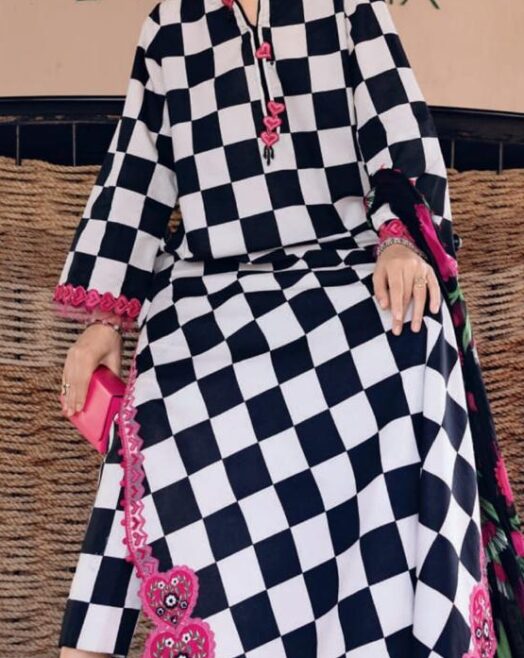 3 Piece Embroidered Lawn Suit