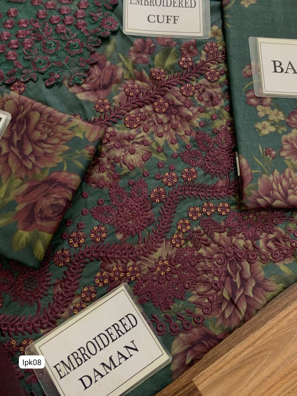 Embroidered Lawn 3 Piece Suit