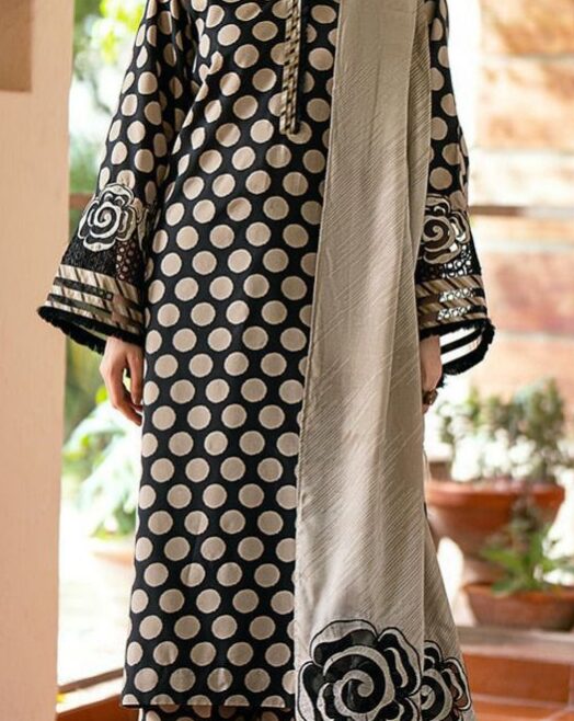 Bin Saeed Premium Airjet Lawn 3-Piece Suit