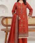 Embroidered Lawn 3 Piece Suit