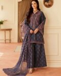 Embroidered Lawn 3 Piece Suit