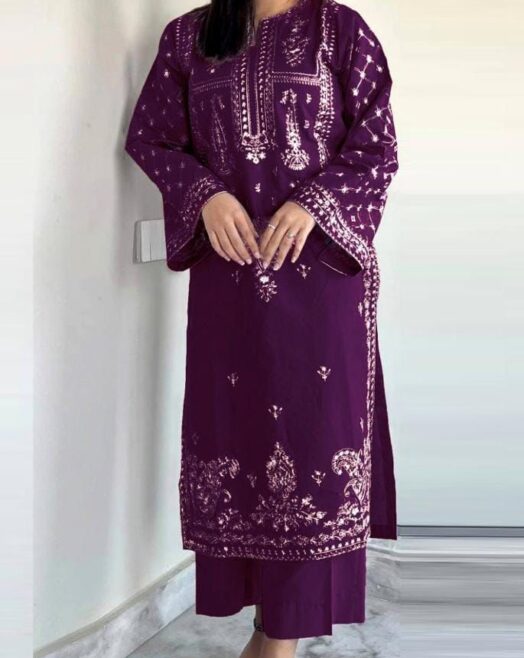 Embroidered Airjet Lawn 2PC Suit
