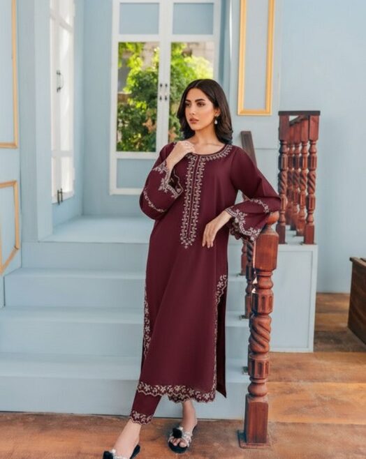 Embroidered Airjet Lawn 2 Piece Suit
