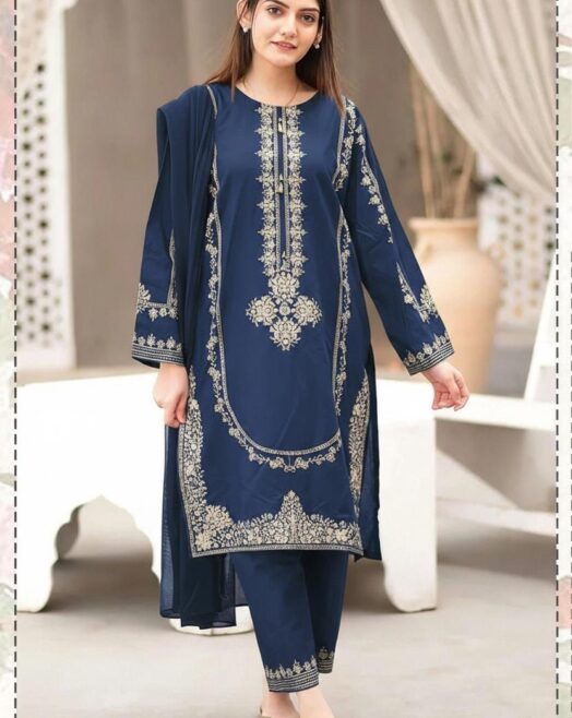 Embroidered Airjet Lawn 2 Piece Suit