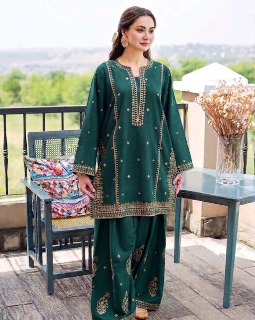 Embroidered Lawn 2 Piece Suit