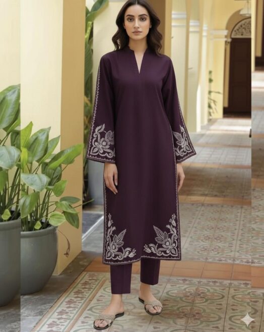 Embroidered Airjet Lawn 2PC Suit