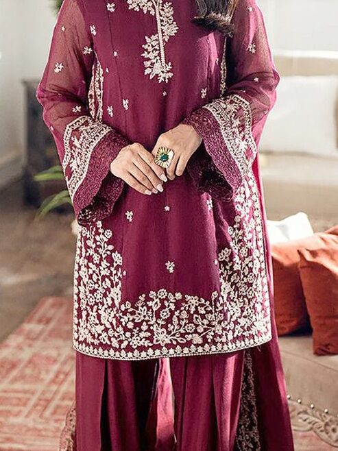 Embroidered 3PC Suit