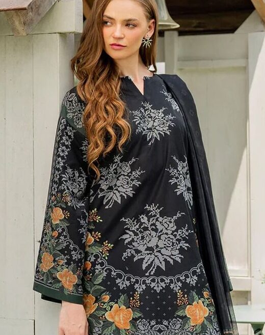 Digital Printed Lawn 3PC Suit