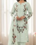 3 Piece Slub Lawn Suit