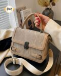 Premium Top Handle Crossbody Bag with Adjustable Wide Strap