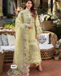 Embroidered Chickenkari Lawn 3 Piece Suit