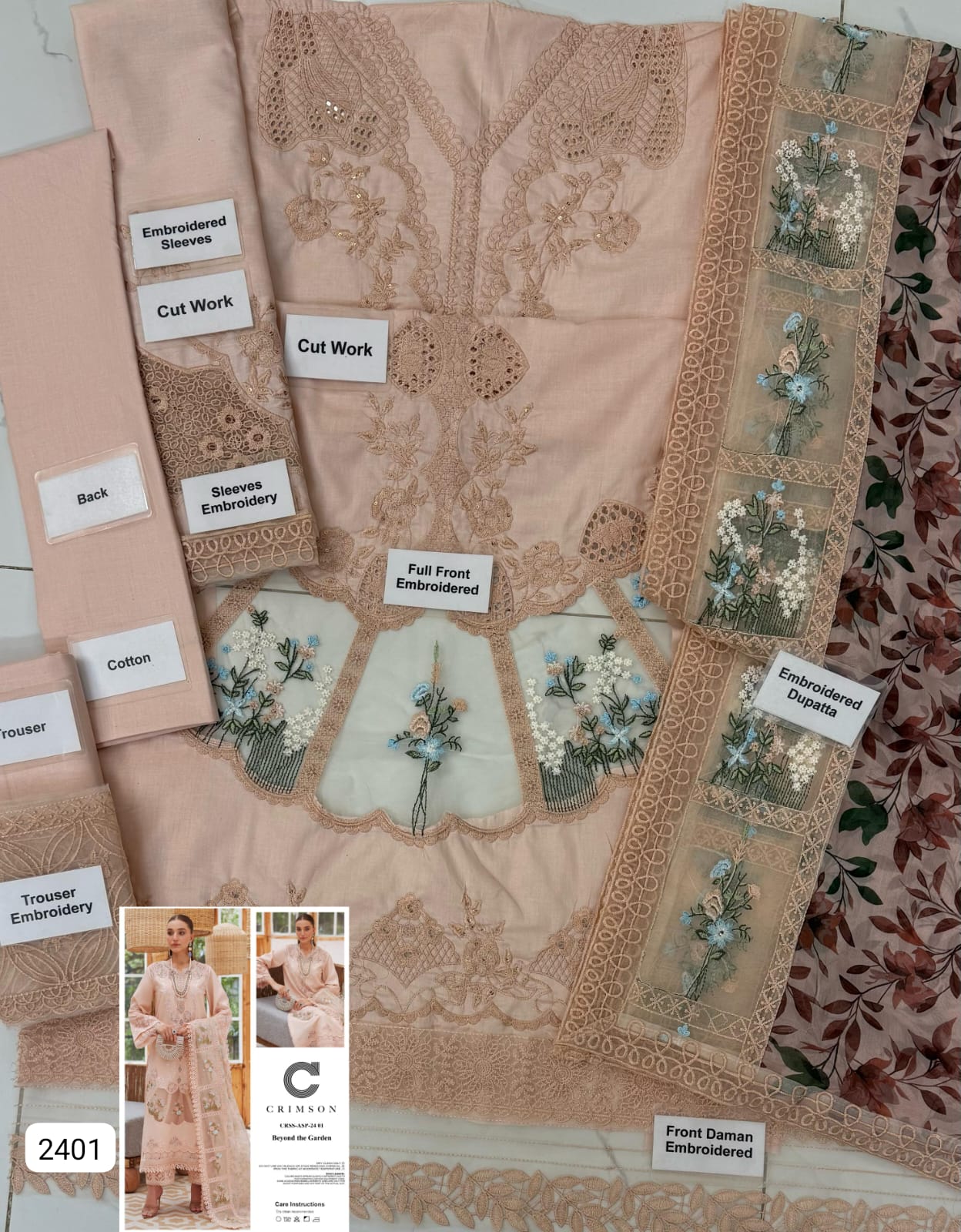 Chikankari Embroidered Lawn