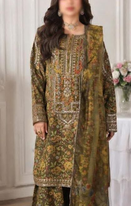 Lawn 3 Piece Suit