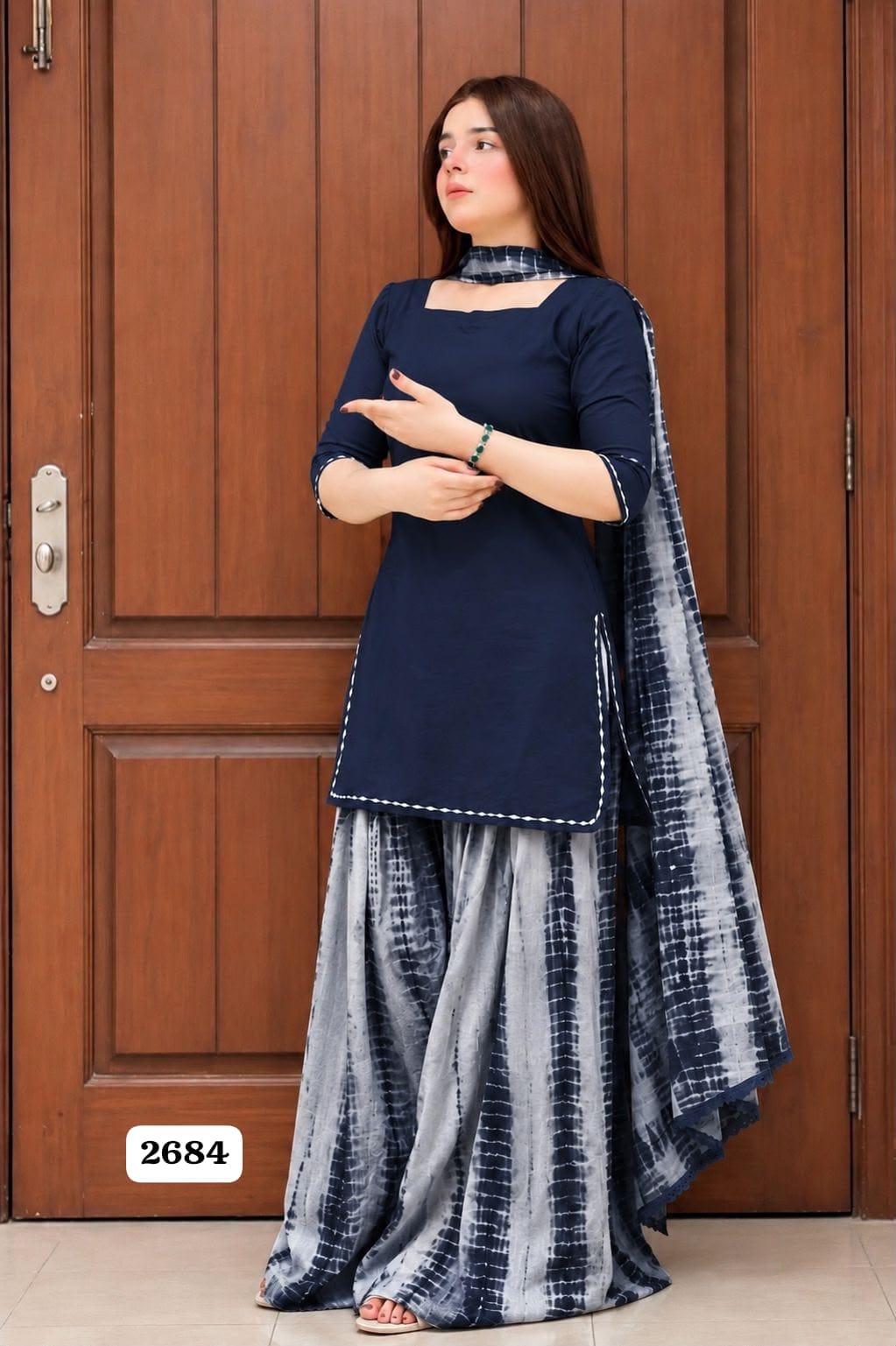 Unstitched Air Jet Lawn 3 Piece Suit