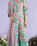 Unstitched Lawn 3 Piece Suit