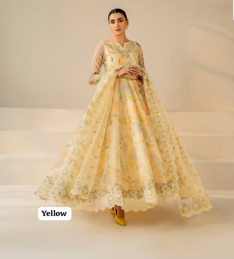 Chiffon 3 Piece Suit