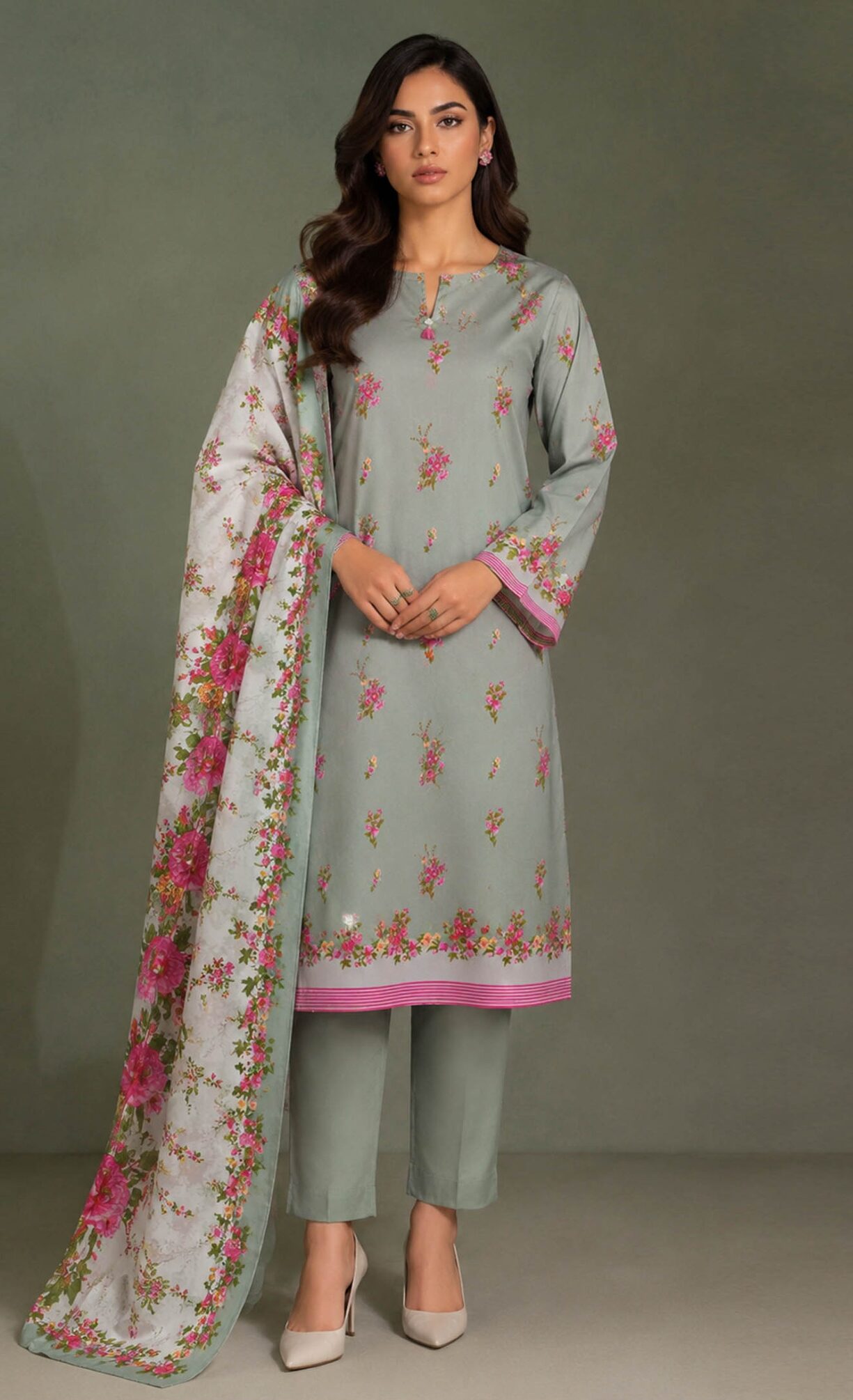 Lawn 3 Piece Suit