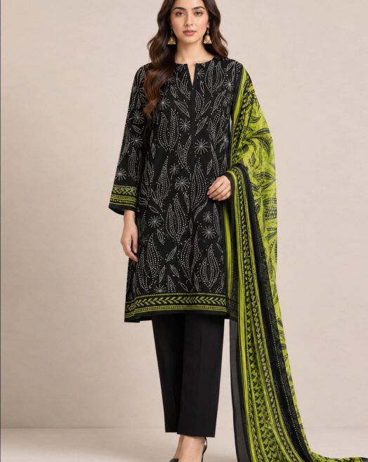 Lawn 3 Piece Suit
