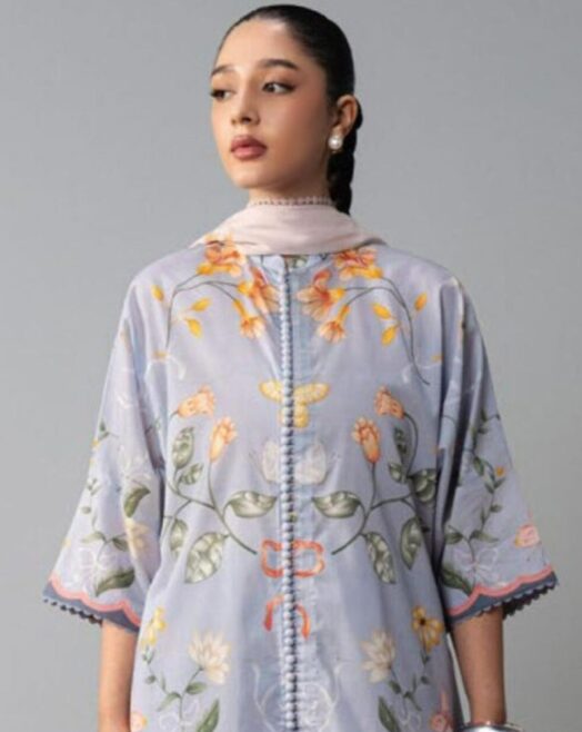 Light Purple Lawn 3 Piece Suit