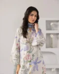 Stitched 3 Piece Lawn Digital Print Dress