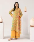Stitched 3 Piece Digital Print Dress