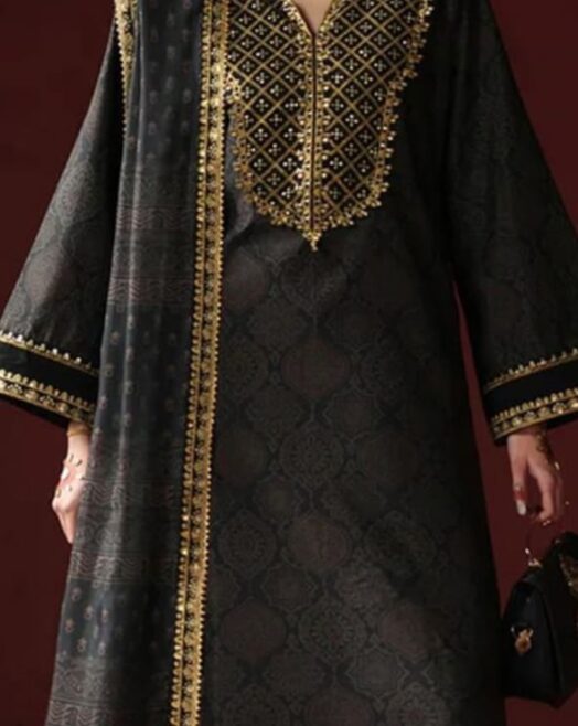 Airjet Lawn 3 Piece Suit with Lawn Dupatta
