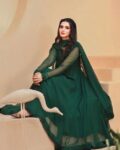 Green Chiffon Frock