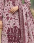 Unstitched 3 Piece Embroidered Airjet Lawn Suit with Lawn Dupatta