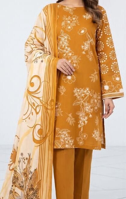 Premium Digital Print Airjet Slub Viscose Unstitched 3 Piece Suit with Digital Printed Airjet Slub Viscose Dupatta