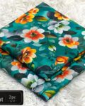 Printed Khaddar 2 Piece Suit – Premium Airjet Floral Collection (Teal Green)