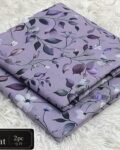 Printed Khaddar 2 Piece Suit – Premium Airjet Botanical Collection (Lavender / Lilac)