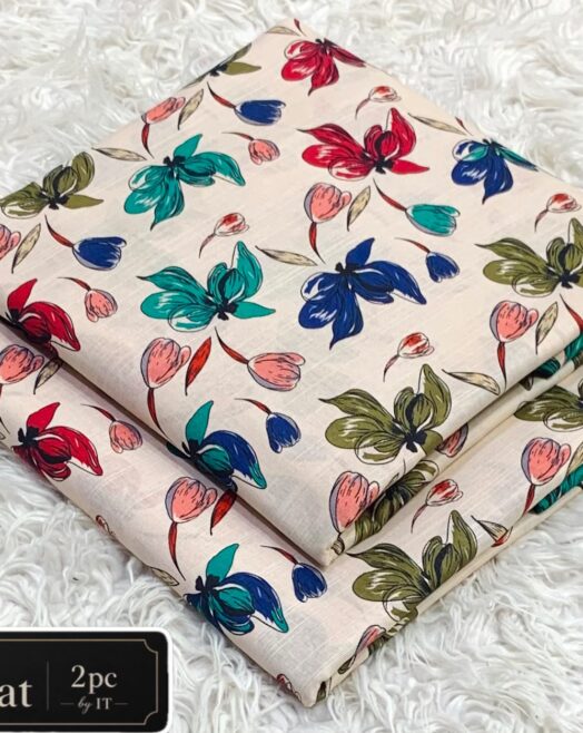 Printed Khaddar 2 Piece Suit