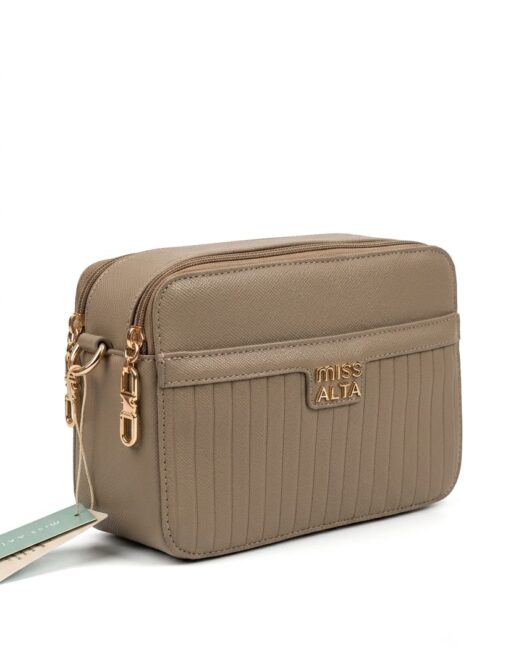 Missalita Faux Leather Crossbody Shoulder Bag with Long Sport Strap -01