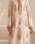 Unstitched Airjet Dhanak 2-Piece Embroidered Suit