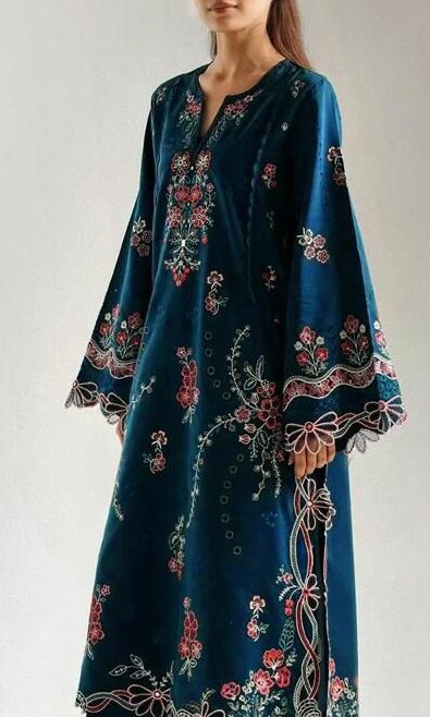 Dhanak 2-Piece Embroidered Suit