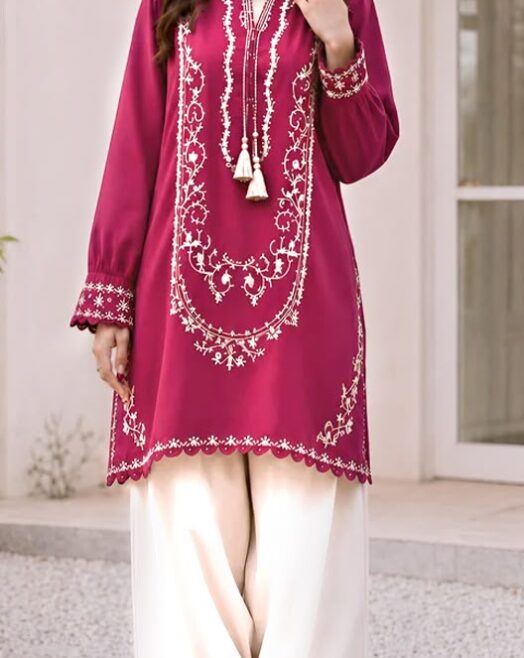 Dhanak 2-Piece Embroidered Suit