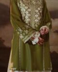nstitched Airjet Dhanak 2-Piece Embroidered Suit