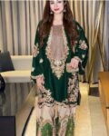 Ethnic Wear Premium Unstitched Silk 2 Piece Embroidered Suit