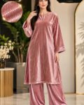 Premium Unstitched Indian Velvet with Chamki Lining 2 Piece Suit