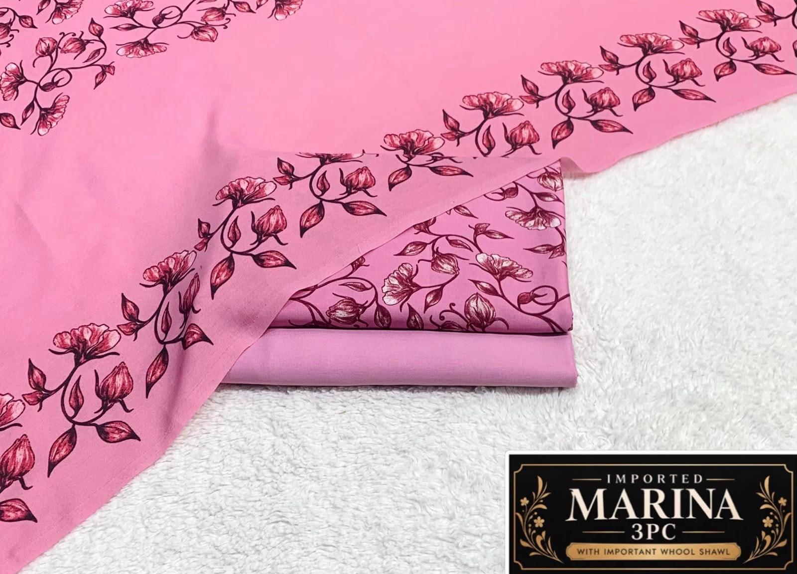 Imported Soft Marina 3 Piece Printed Winter Suit– Multi Colors